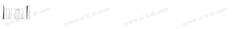 Atacama VF字体转换